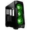 Boitier PC ATX, Micro-ATX, Mini-ITX, Antec DF500 RGB moyen tour noir avec fenêtre sans alim