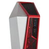 Boitier PC ATX, MicroATX, Mini ITX Corsair Carbide Series SPEC Alpha Moyen Tour Blanc/Rouge avec fenêtre sans alim