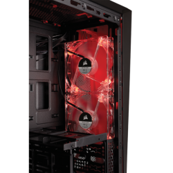 Boitier PC ATX, MicroATX, Mini ITX Corsair Carbide Series SPEC Alpha Moyen Tour Blanc/Rouge avec fenêtre sans alim