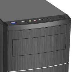 Boitier PC Micro-ATX, ADVANCE Impulse Noir sans alim