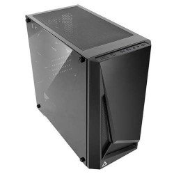 Boitier PC Micro-ATX, Mini-ITX, Antec DP301M noir avec fenêtre sans alim