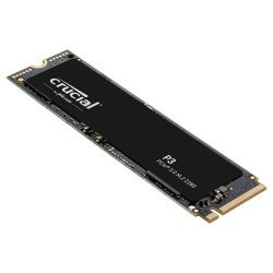 Disque dur SSD Crucial P3  M.2 PCIe 3.0 NVMe 1 To lecture/écriture jusqu'à 3500/3000 Mo/s