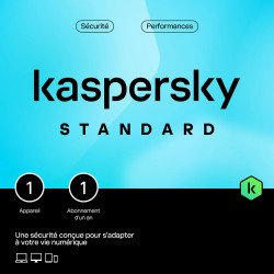 Kaspersky Antivirus 2024 pour 1 poste/1 an licence numérique en téléchargement