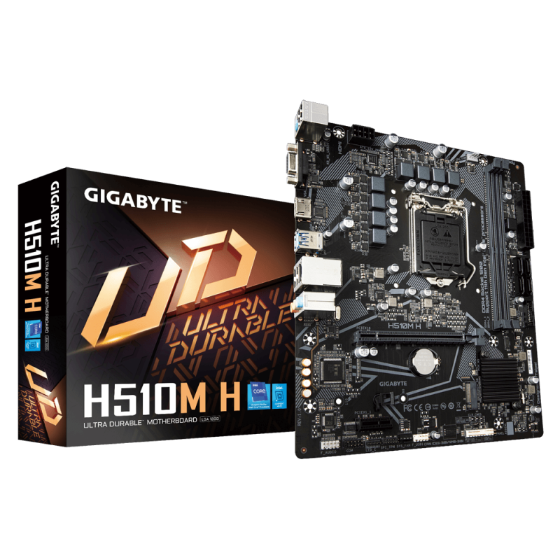 Carte mère Gigabyte H510M-H Socket 1200 (Intel H510 Express) mATX