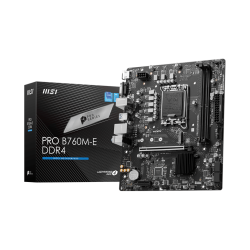 Carte mère MSI PRO B760M-E DDR4 Socket 1700 (Intel B760 Express) mATX