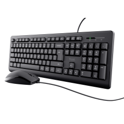 Pack Clavier et souris filaire USB TRUST Primo TKM-250 AZERTY