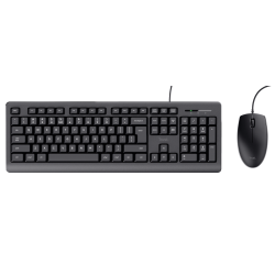 Pack Clavier et souris filaire USB TRUST Primo TKM-250 AZERTY