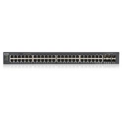 Switch réseau Zyxel Gigabit 48 ports 100/1000 Mbps + 4 ports combo 1GbE/SFP + 2 SFP dédiés