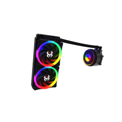 Watercooling tout en un 240 RGB MRed AIRW-24 pour processeurs sockets Intel LGA 1700, 1200, 115X, et AMD AM5/4/3/2/+