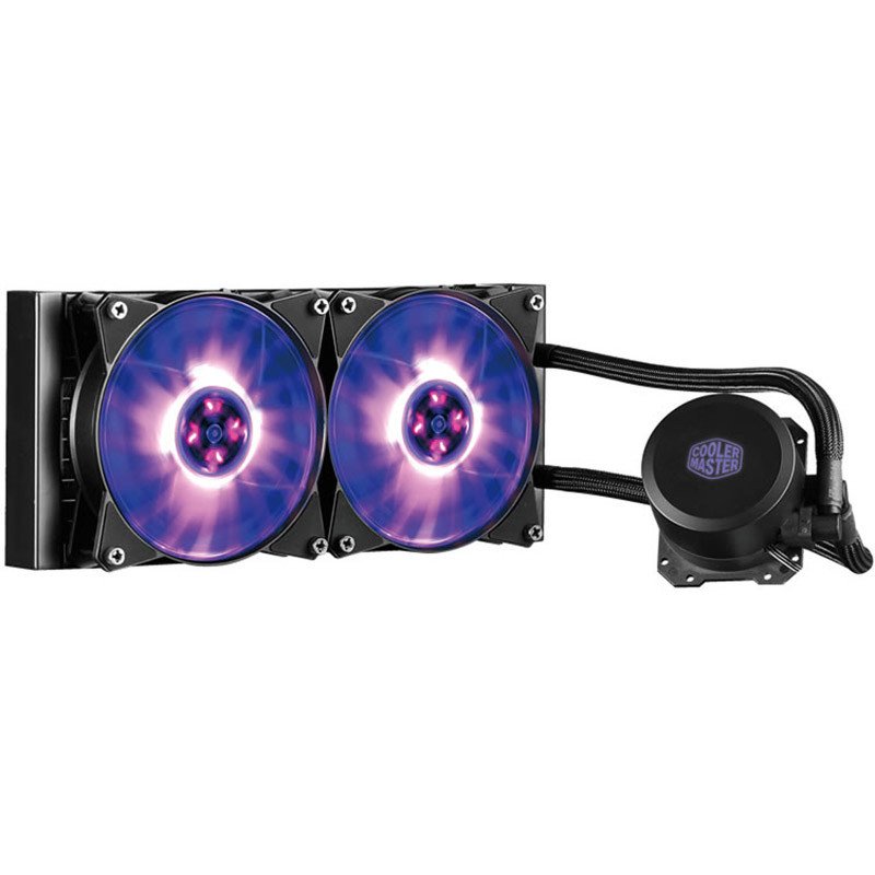 Watercooling Coller Master MasterLiquid ML240L RGB : Système de refroidissement liquide pour processeurs sockets Intel et AMD