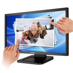 Ecran Moniteur Tactile LED 22 pouces Multitouch ViewSonic TD2220-2 Full HD VGA/DVI VESA 100x100