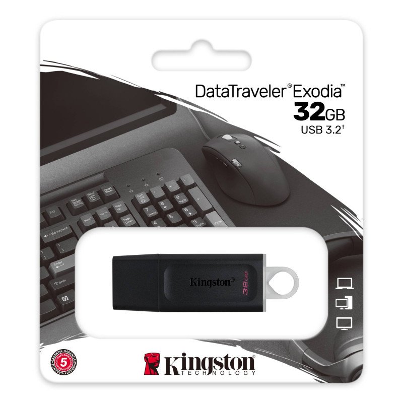 Clé USB 3.2 Kingston DataTraveler Exodia 32 Go