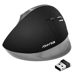 Souris sans fil ergonomique pour droitier Advance Vertical+ 6 boutons (S-V185RF)