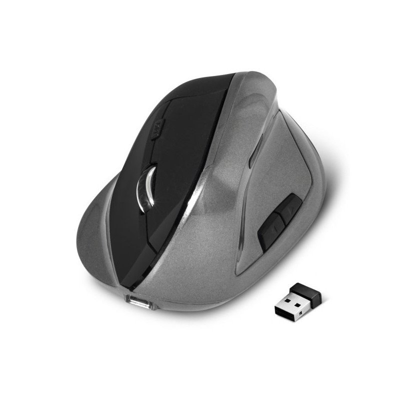 Souris sans fil ergonomique pour droitier Advance Vertical+ 6 boutons (S-V185RF)