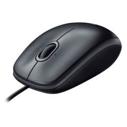 Souris filaire USB Logitech B100 optique noire