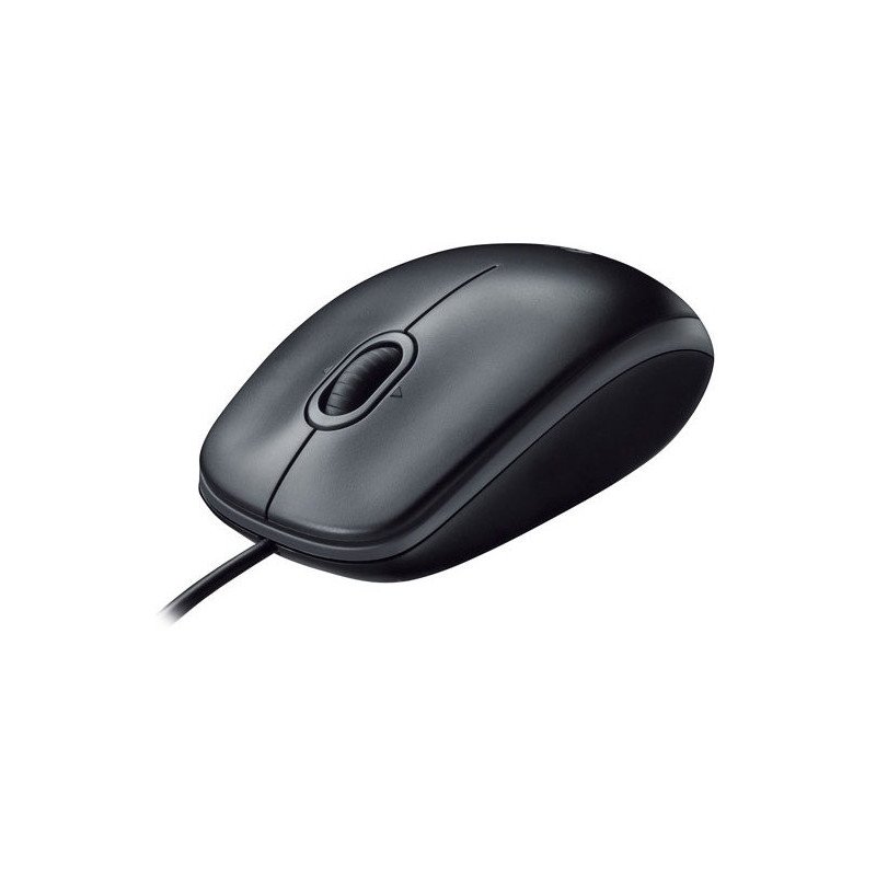 Souris filaire USB Logitech B100 optique noire