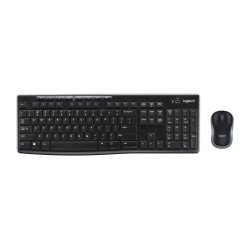 Pack Clavier et souris Logitech sans fil Cordless MK270